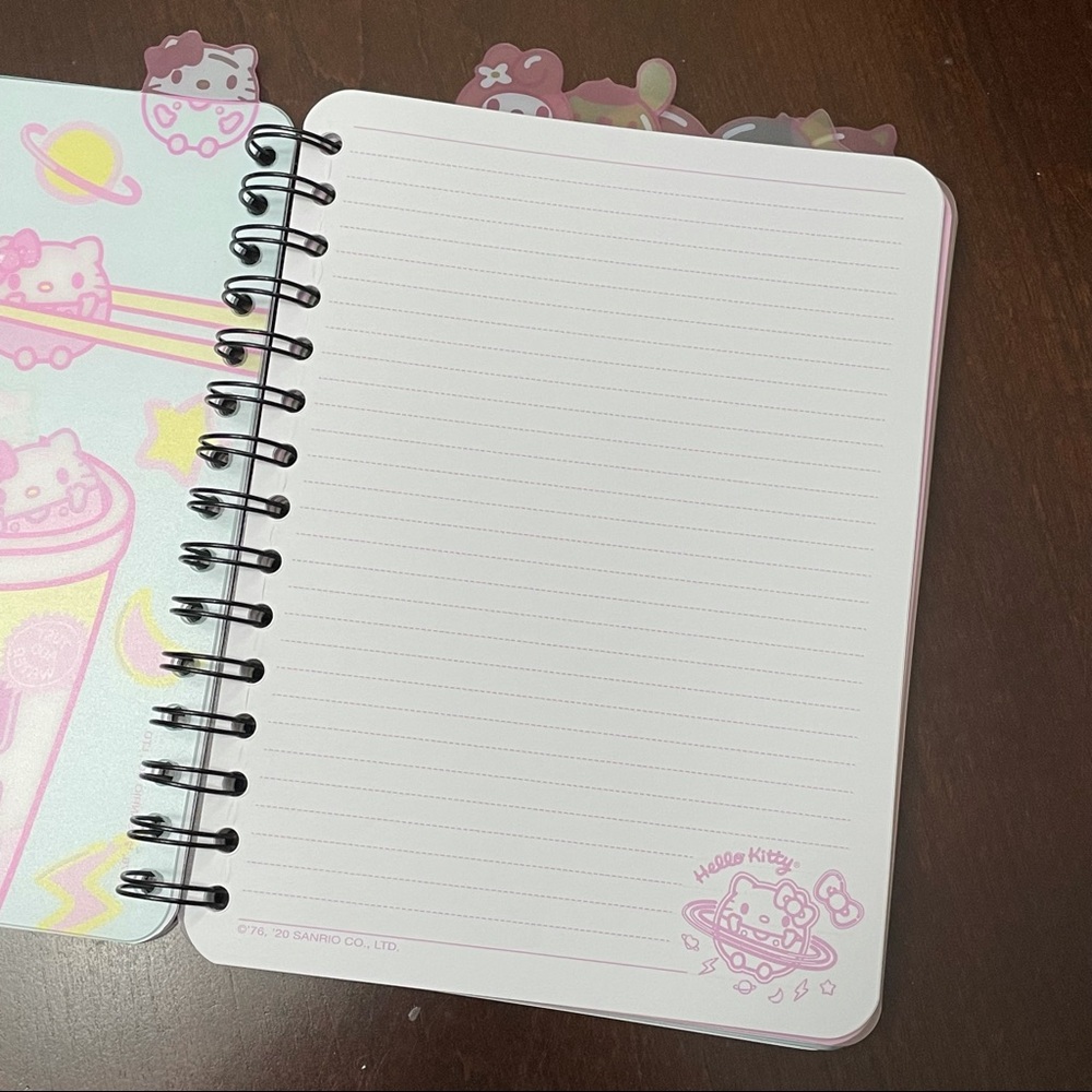 Pink Cute Sanrio Hello Kitty & Friends Kawaii Tokyo Tabbed Journal My Melody - Picture 11 of 16